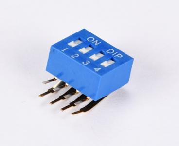 SPST Standard Right angle Recessed Type dip switch 1~12pins  KLS7-DAR